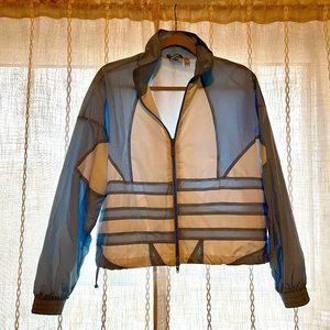 Blue + White Adidas Windbreaker - Can you say Sporty Spice?!